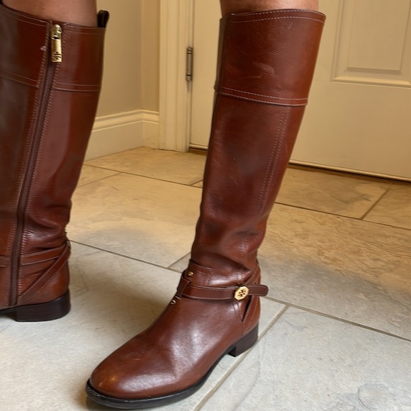 Tory Burch Brown Riding Boots - Picture 5 of 6